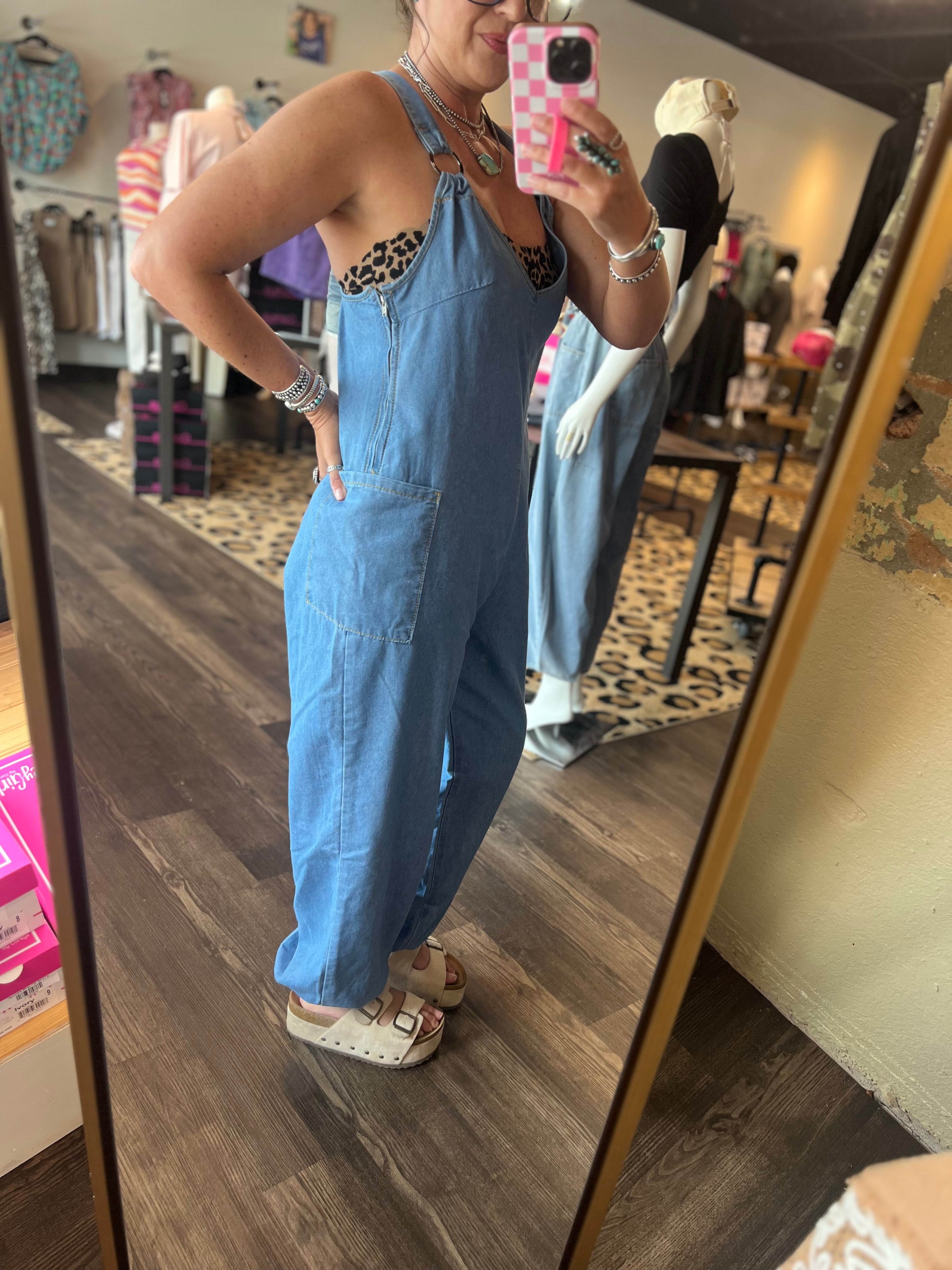 Little Daisy Lt Denim Jumpsuit