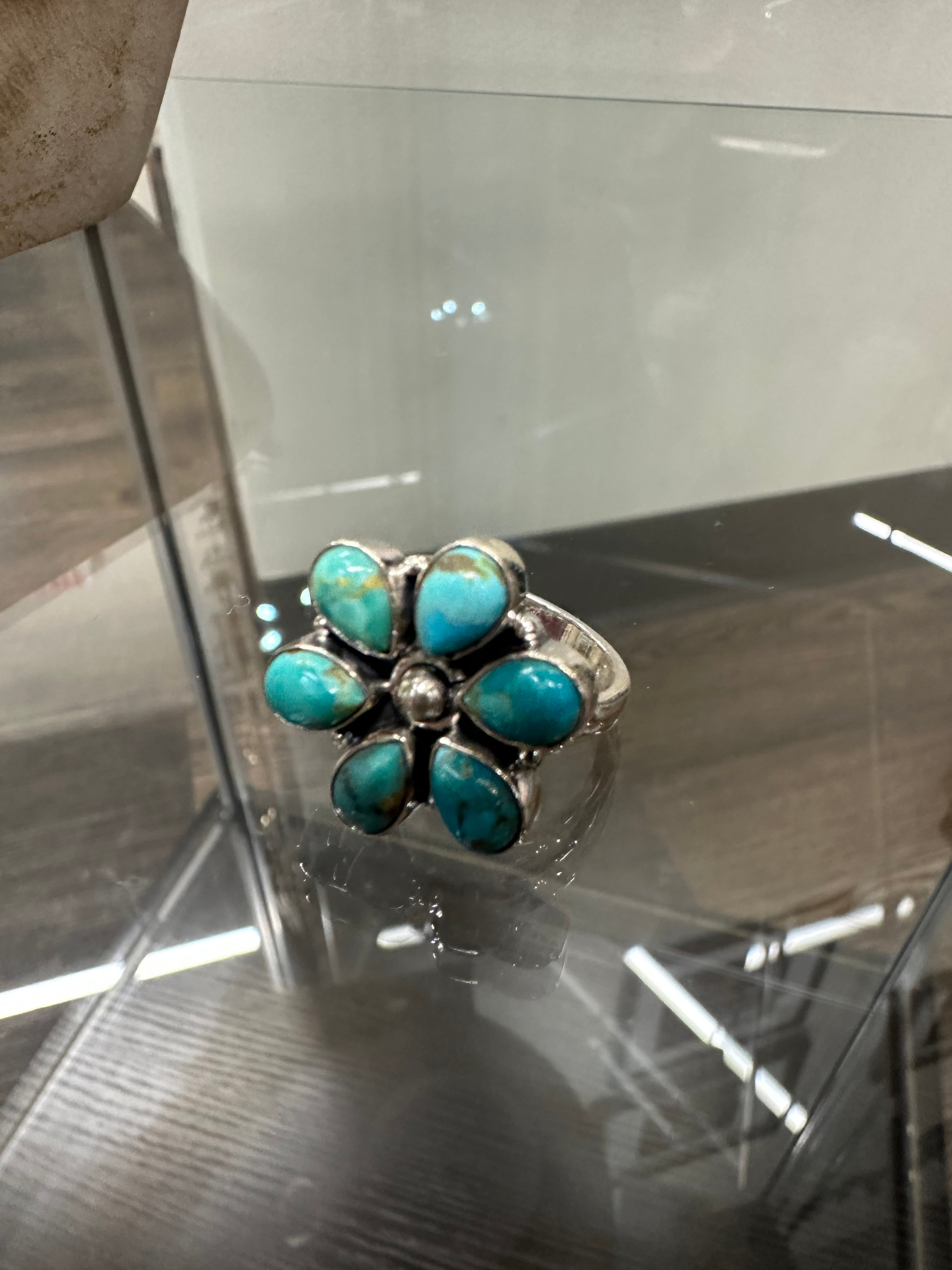 Sterling Silver Flower Ring