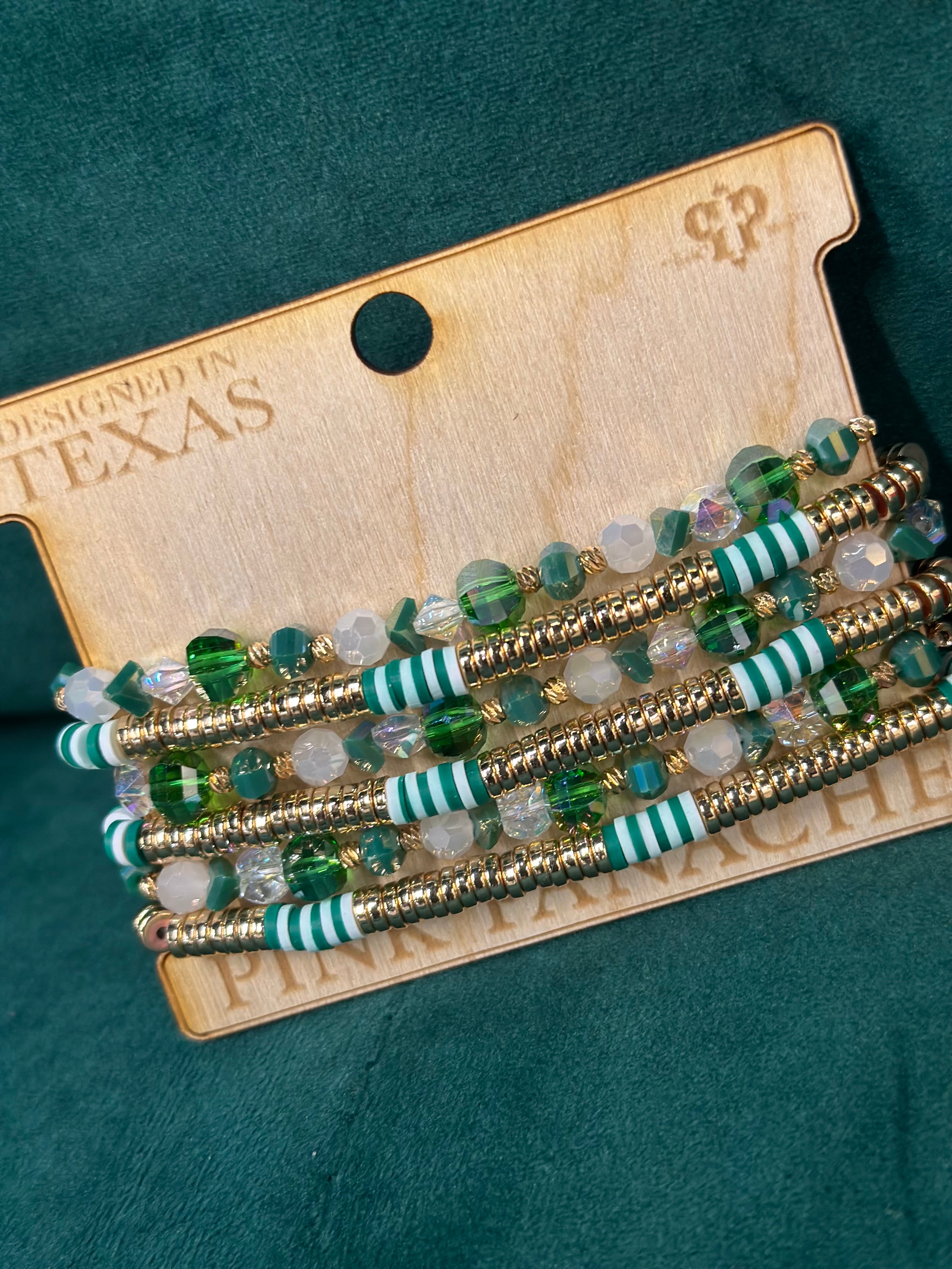 Pink Panache GreenW/Candy Cane Stripe