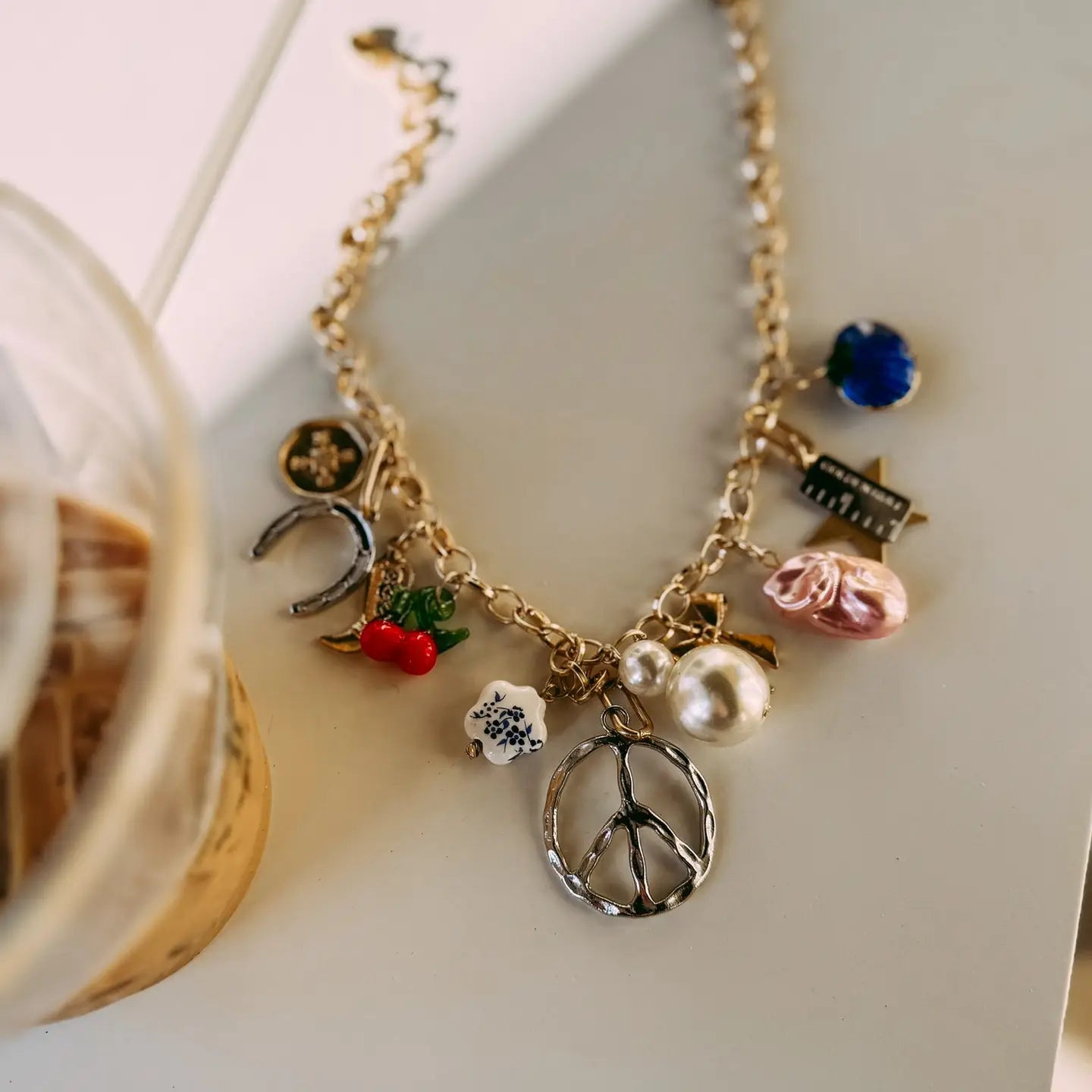 Golden Rule Charm Necklace