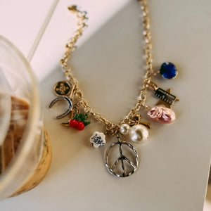 Golden Rule Charm Necklace