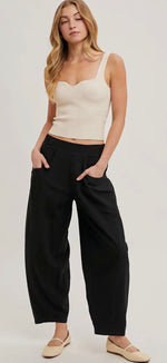 Load image into Gallery viewer, Bluivy ~ Relaxed Barrel Pants with Pockets
