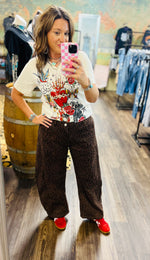 Load image into Gallery viewer, Leopard Barrel Pants
