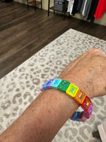 Load image into Gallery viewer, Taylor Shaye Bowie Bracelet Rainbow
