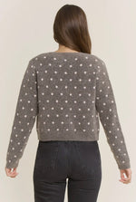 Load image into Gallery viewer, Polka Dot Cardigan Sweater
