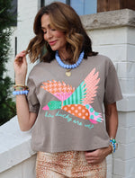 Load image into Gallery viewer, How Ducky Are We Boxy Crop Tee
