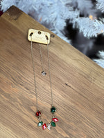 Load image into Gallery viewer, Pink Panache Red/Green Jewel Necklace
