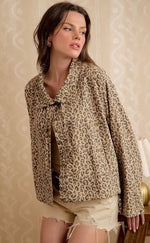 Load image into Gallery viewer, BiBi ~ Leopard Print Lightweight Jacket
