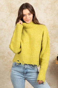Mock Neck Cozy Sweater Top