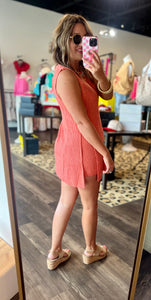 Coral Knit Sweater Set