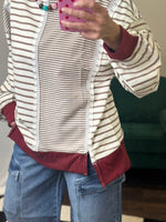 Load image into Gallery viewer, Striped/Double Stripe Top
