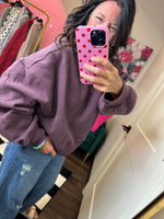 Load image into Gallery viewer, Star Patch Sleeve Sweatshirt
