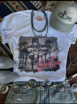 Load image into Gallery viewer, Las Vegas Pink Rodeo Graphic Tee
