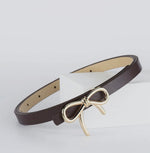 Load image into Gallery viewer, “Bow” Women’s Slim Belt
