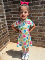 Load image into Gallery viewer, Flower Power Polo Dress
