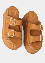 Load image into Gallery viewer, Shu Shop Lucinda Camel Wedge
