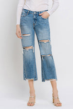 Load image into Gallery viewer, Lovervet High Rise Relaxed Straight Denim
