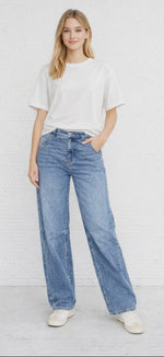 Load image into Gallery viewer, ARTEMIS VINTAGE ~ Adjustable Waistband Relaxed Barrel
Fit Jeans
