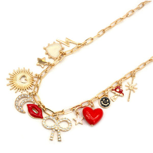 Lip Charm Necklace