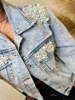 Load image into Gallery viewer, Umgee Pearl Denim Jacket

