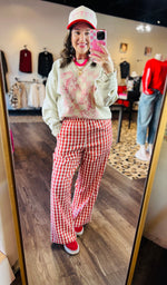 Load image into Gallery viewer, Checker Tigers Graphic Sweatshirt
