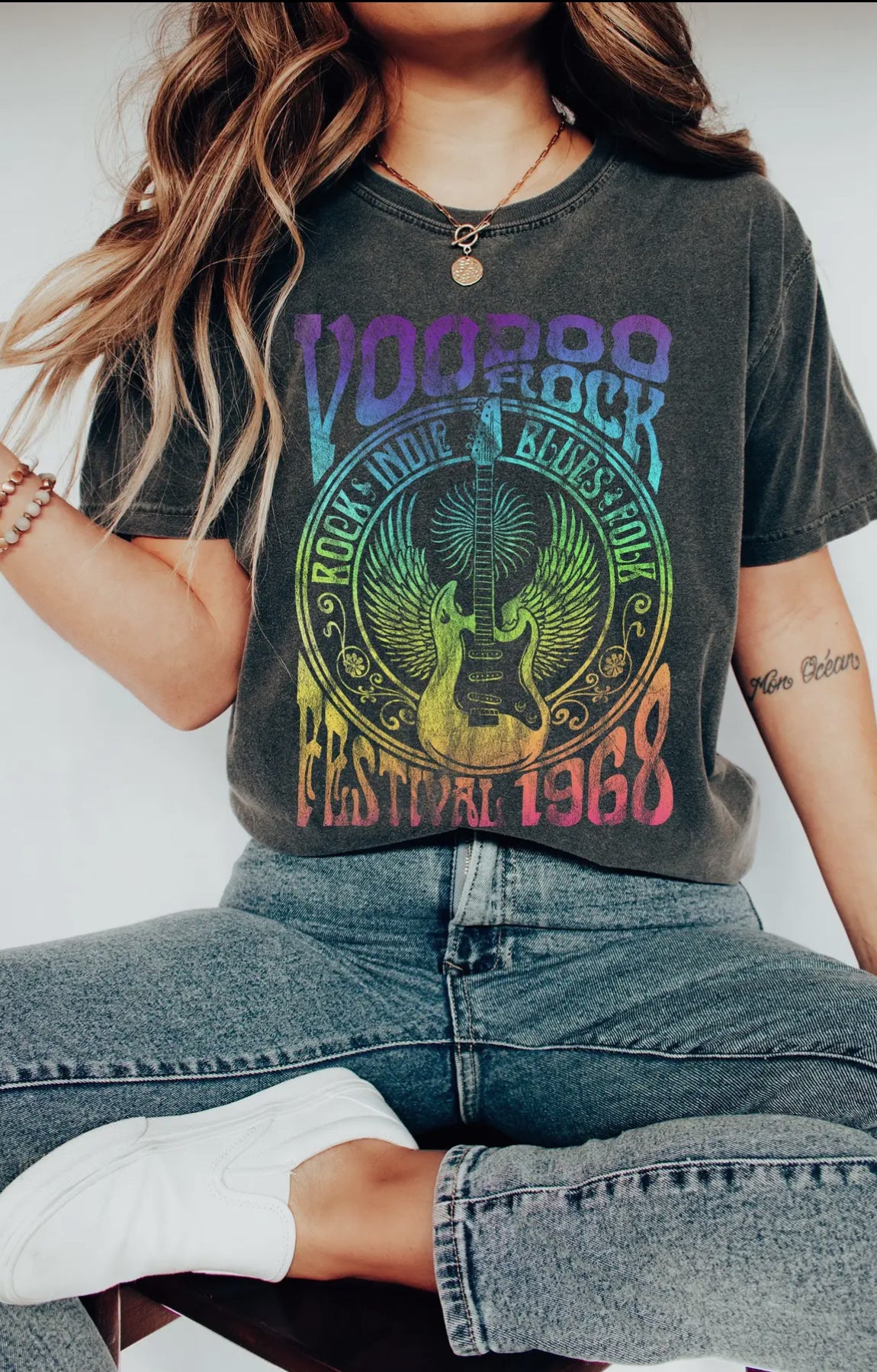 Voodoo Rock Festival Vintage Retro Music Tee