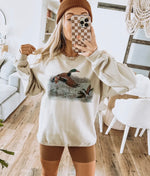 Load image into Gallery viewer, Retro Duck Scene Sweatshirts

