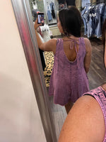 Load image into Gallery viewer, Pink Washed Flare Romper
