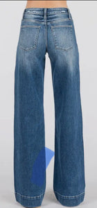 PETRA 153 ~ Mid Rise Stretch Trouser
Wide Leg Jeans