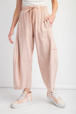 Load image into Gallery viewer, MINERAL WASHED VINTAGE HAREM PANTS
