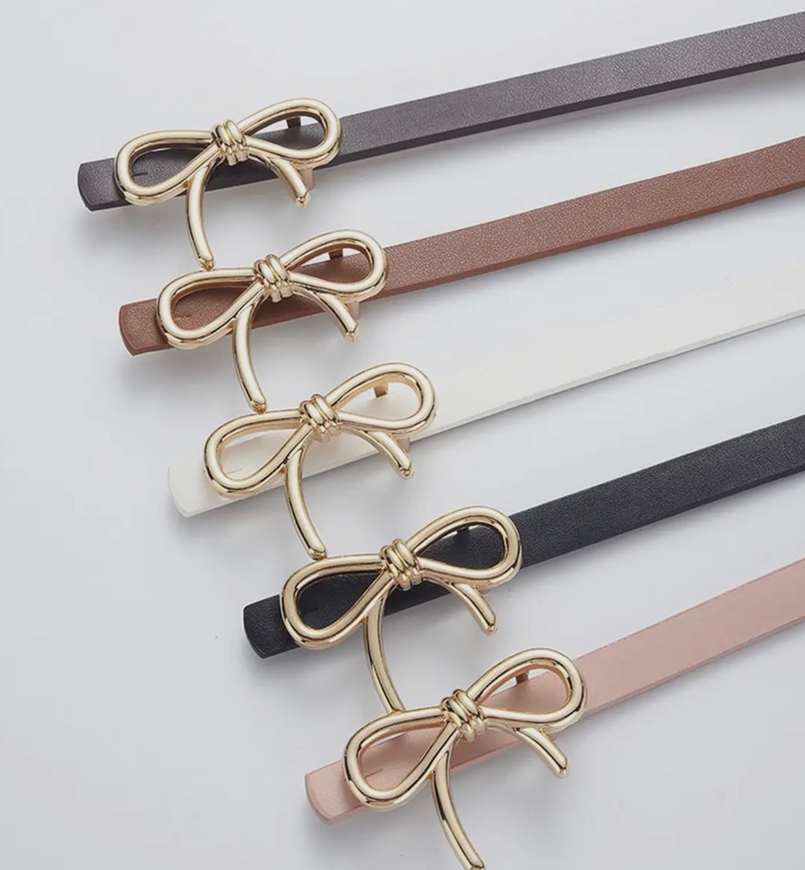 “Bow” Women’s Slim Belt