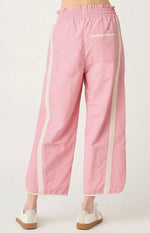 Load image into Gallery viewer, Nylon Barrel Leg W/Sporty Stripe Pant
