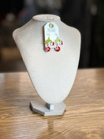 Load image into Gallery viewer, Merry Christmas Grinch Earring
