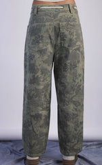 Load image into Gallery viewer, Camo Green Leaf Barrel Denim
