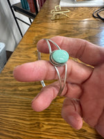 Load image into Gallery viewer, Sterling Silver Adjustable Cuff W/Stone
