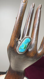 Load image into Gallery viewer, Sterling Silver Turquoise Ring
