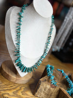 Load image into Gallery viewer, American Turquiose 19 Inch With 3mm Sterling Silver Beads
