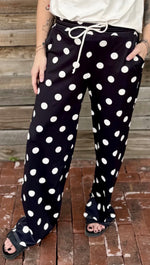 Load image into Gallery viewer, STERLING KREEK ~ POLKA DOT POSIE PANTS - BLACK
