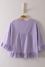 Load image into Gallery viewer, Very J Lace Ruffle Sleeve Top
