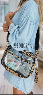 Load image into Gallery viewer, Priscilla Clear Cowhide Crossbody

