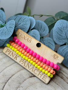 Pink Panache Spring Stretch Bracelets