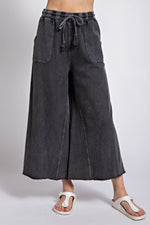 Load image into Gallery viewer, Washed Terry Knit Wide Leg
