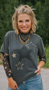STERLING KREEK GO TEAM GO BLACK AND GOLD MESH