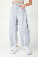 Load image into Gallery viewer, Pinstripe Barrel Denim
