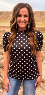 Load image into Gallery viewer, STERLING KREEK ~ DOT DARLING TOP
