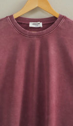 Load image into Gallery viewer, Cropped Crewneck Sweatshirt with Oversized

