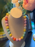 Load image into Gallery viewer, Iridescent Bubble Gum Necklace
