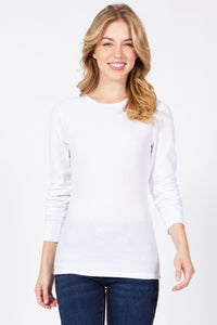 Long Sleeve Round Neck Thermal Top