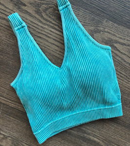 Padded Ribbed Bralette