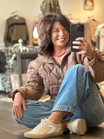 Load image into Gallery viewer, Hyfve Quilted Zipper Pullover Chestnut
